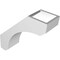 Ekena Millwork 4-in. W x 12-in. D x 12-in. H Legacy Architectural Grade PVC Knee Brace BRCP04X12X12LEC - alternate 6